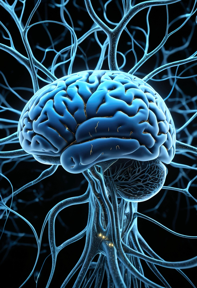 depressed brain neurons