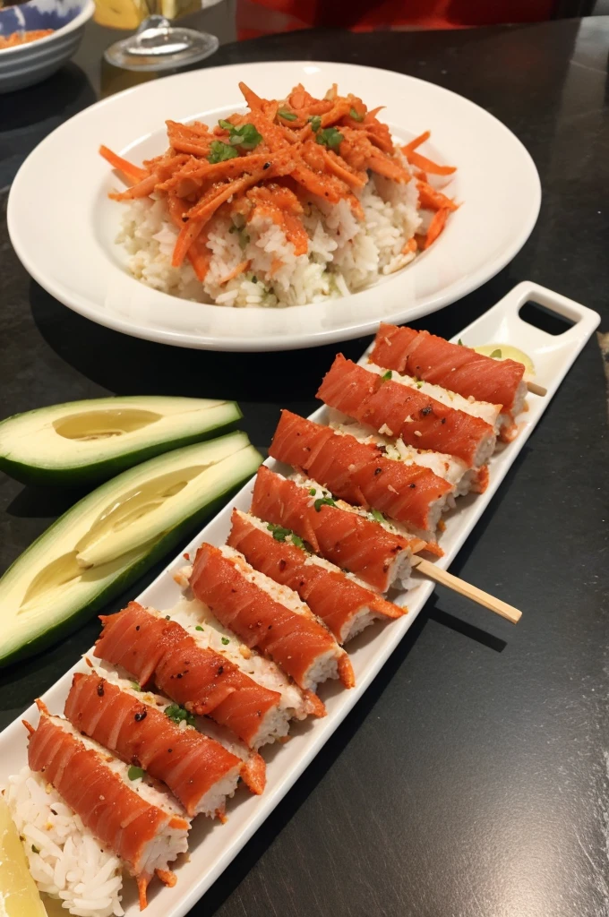 Crab sticks tuna