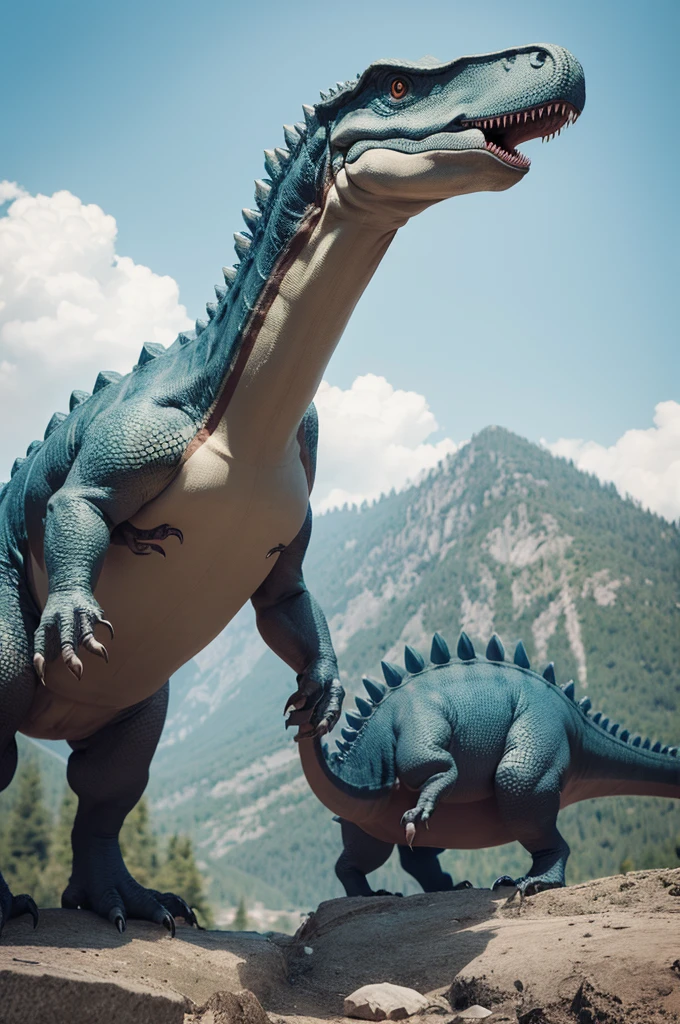 A dinosaur picture to color