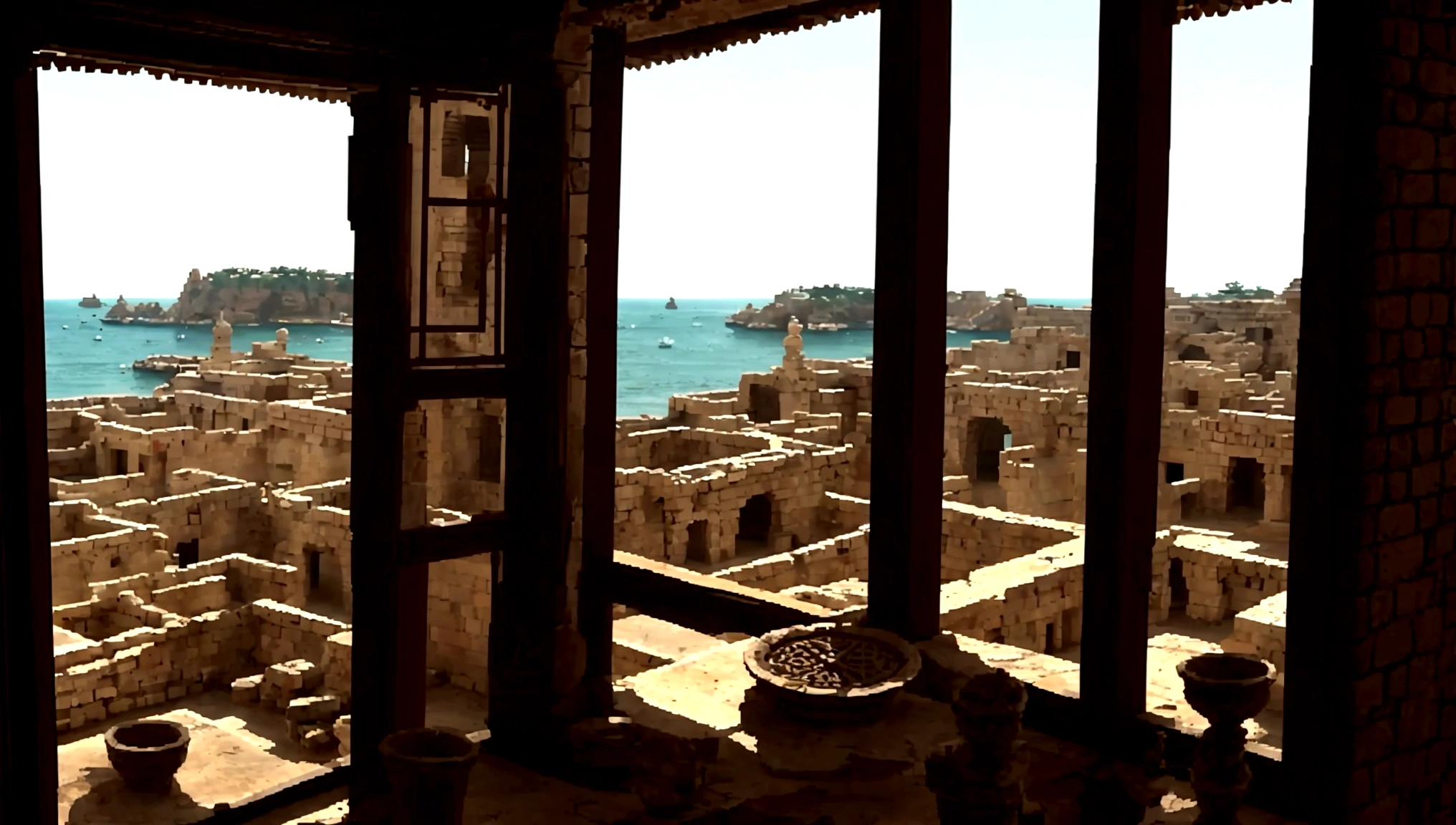 Carthage, overlooking, 55 BC date