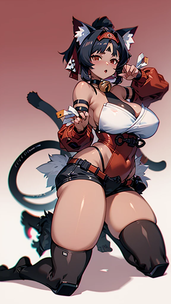 Big breasts,milf,cat girl,nekomiya mana from zenless zone zero,