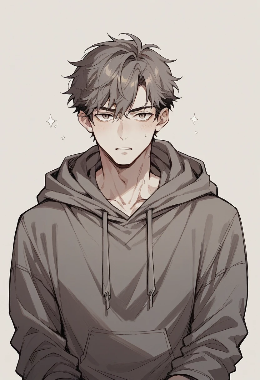 man with hoodie