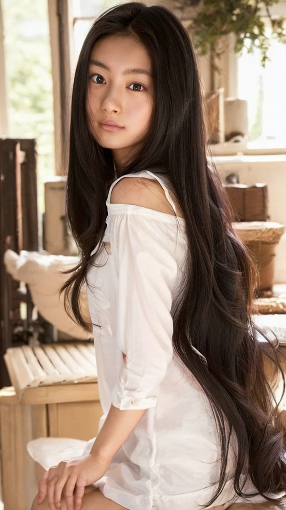 Features of appearance:
Year: Appearance: late 20s to early 30s: There is natural beauty、Hair that gives a gentle impression: that'long、Slightly wavy、Has a soft texture。Has a natural luster、Skin with detailed expression: Smooth and、Has a natural texture。Facial expressions that realistically reproduce natural shadows and skin texture: Calm and、There are signs of a smile、Friendly height and build: He is of averYear height and body type、バランスの取れたプロポーションを持つ
clothingと髪型:
clothing: Although it is casual wear, thatは洗練されている.、Emphasize her personality。Warm colors and designs、A hairstyle that exudes natural charm: natural wavy long hair、It is soft and light。The overall hairstyle is simple yet elegant..:
Emphasizing friendliness and naturalnesake it attractive and memorable。From her facial expressions and poses、Reproduces realistic texture down to the smallest detail、Exudes confidence and inner beauty。.、Give a sense of reality。Hair and clothing texture、Skin expression etc..、Attention to detail