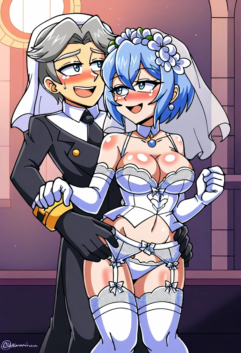 a father (he had been brainwashing by his second son,crossdressing,Sex with his second son every day, wear sexy Wedding lingerie,bride of his second son,have one's first night,,swear live as the wife of his second son for life) ,an empty abandoned church ,Already he divorced his wife by order of his second son.on.
