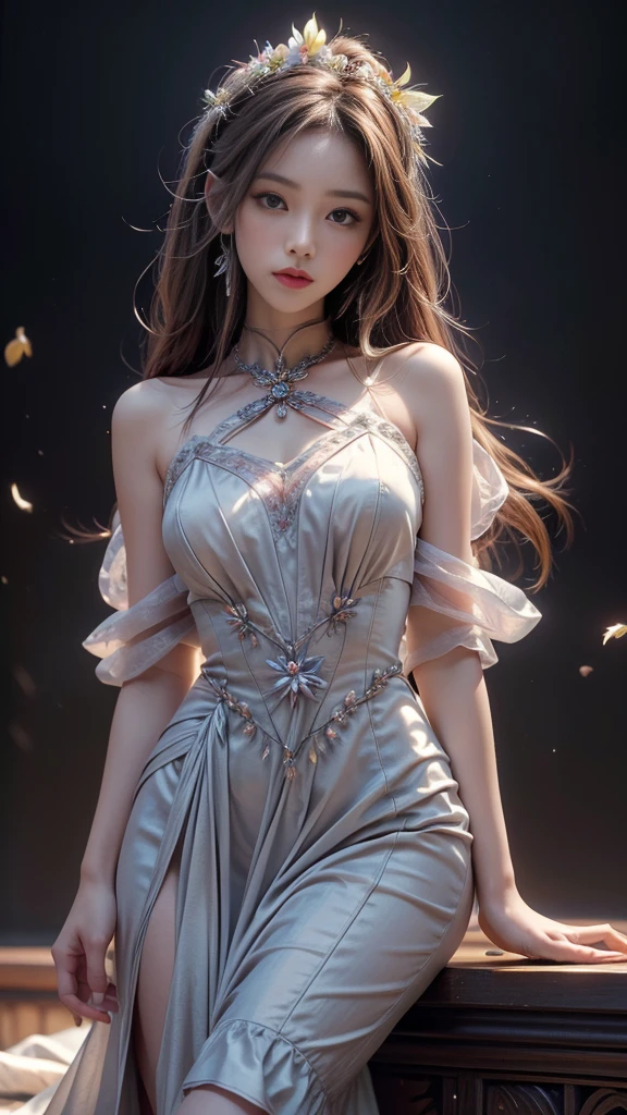 official art, unity 8k wallpaper, ultra detailed, beautiful and aesthetic, beautiful, masterpiece, best quality, (zentangle, mandala, tangle, entangle), dynamic angle, cowboyshot, the most beautiful form of chaos, elegant, a brutalist designed, vivid colours, romanticism, by james jean, roby dwi antono, ross tran, francis bacon, michal mraz, adrian ghenie, petra cortright, gerhard richter, takato yamamoto, ashley wood, atmospheric, enjoying a stream of music, where you can visualize the notes, ecstasy of musical notes, streaming musical notes visible