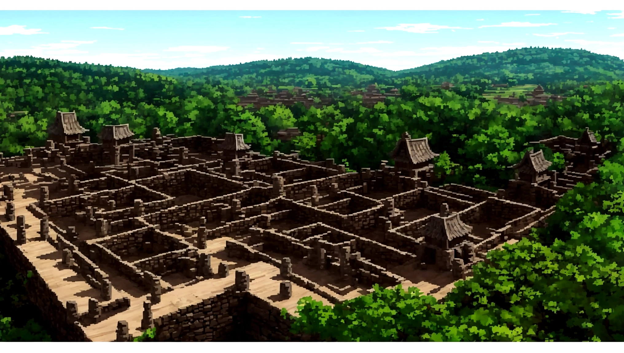 City of Bibracte, Gaul, Wooden Palisades walls, tribal