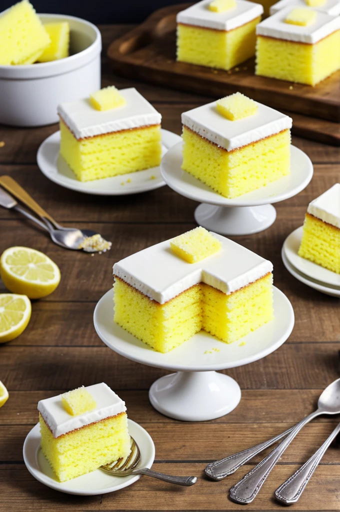 margarita sponge cakes with cream
