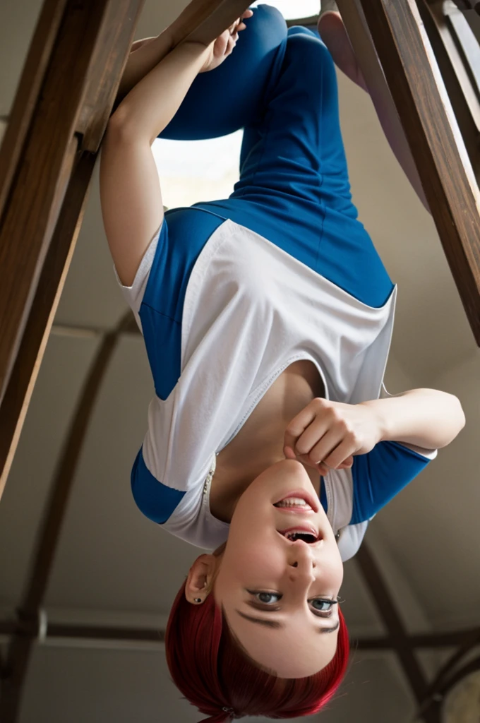 gwen stacy baby hanging upside down