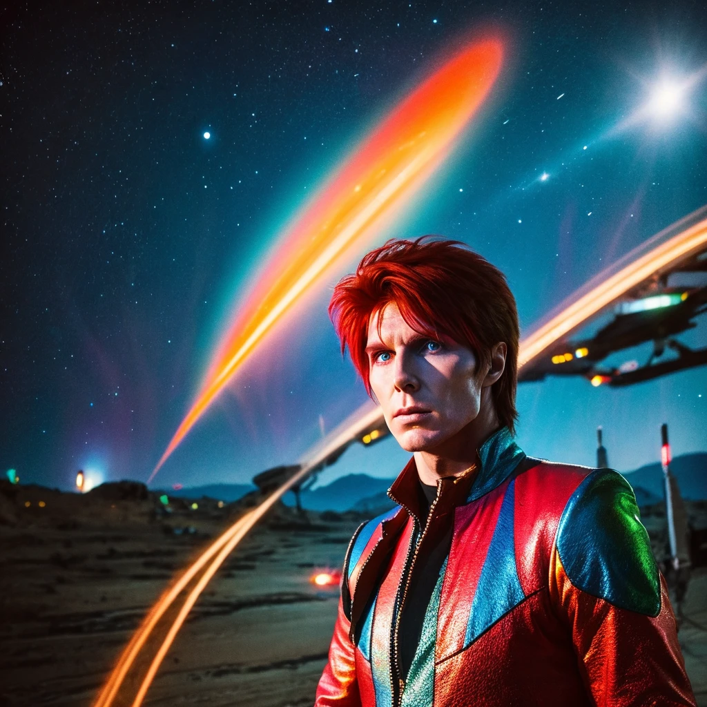 "At the edge of the universe, an unknown planet...""Ziggy Stardust, the pilot of a mysterious spaceship""His name, along with his legendary attire"