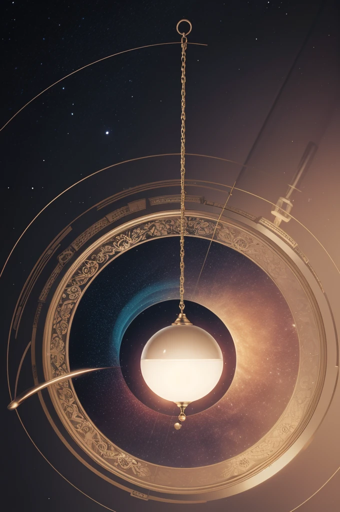 A pendulum in a light universe with light and soft colors