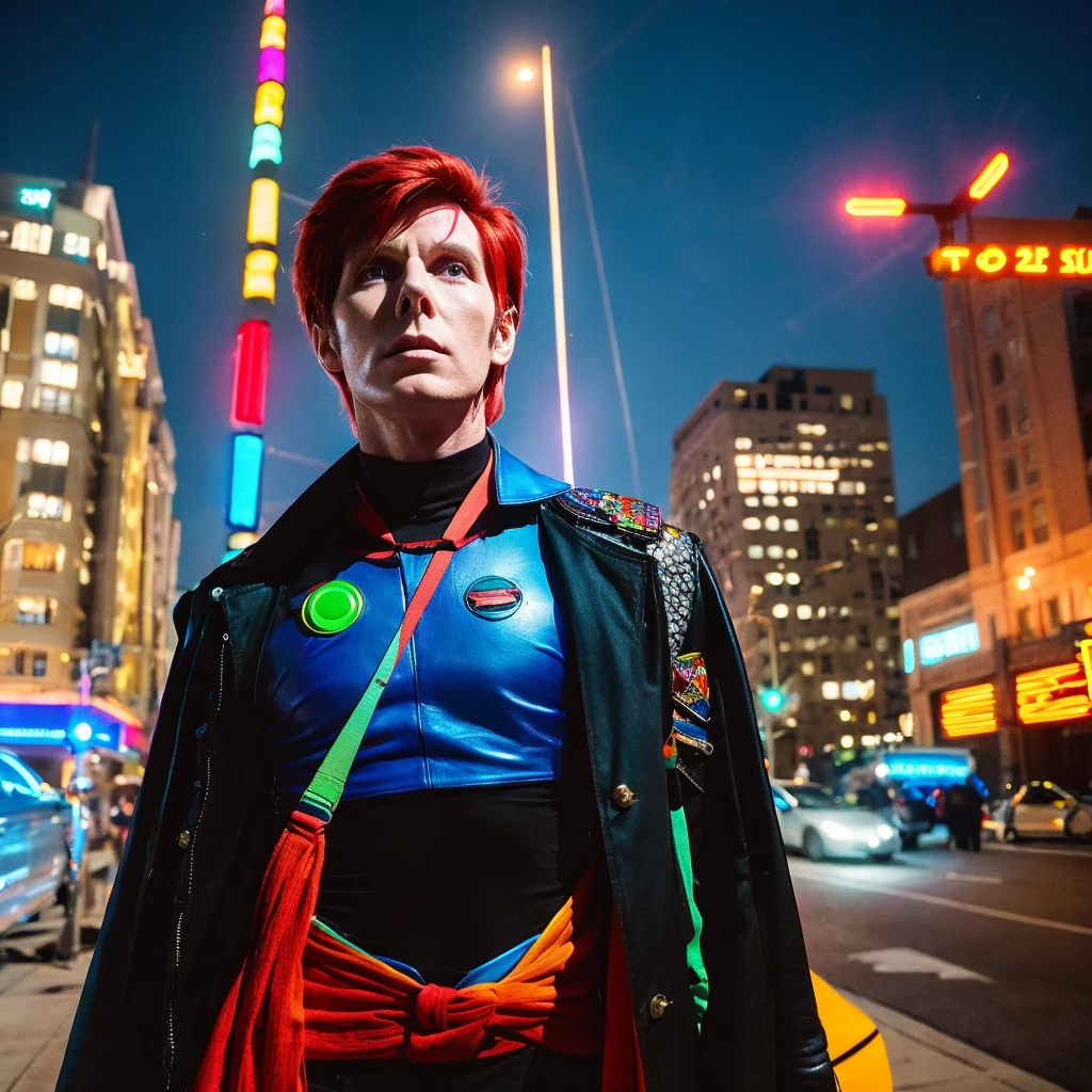 "At the edge of the universe, an unknown planet...""Ziggy Stardust, the pilot of a mysterious spaceship""His name, along with his legendary attire"Building friendships through different cultures and music"