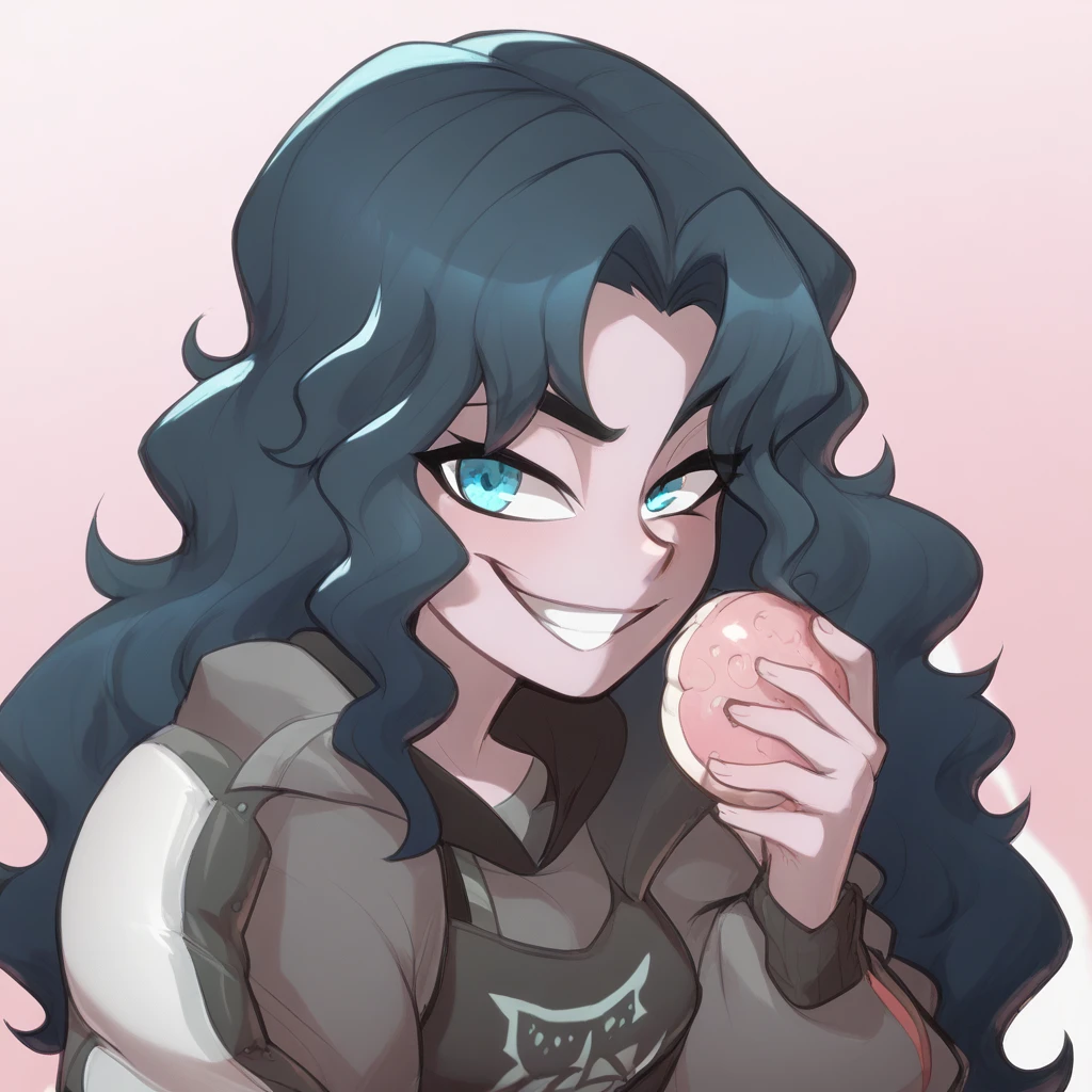 Ralph Bakshi Style, Curvy blue eyed girl with long wavy black hair and small breasts, (extreme nsfw), lewd