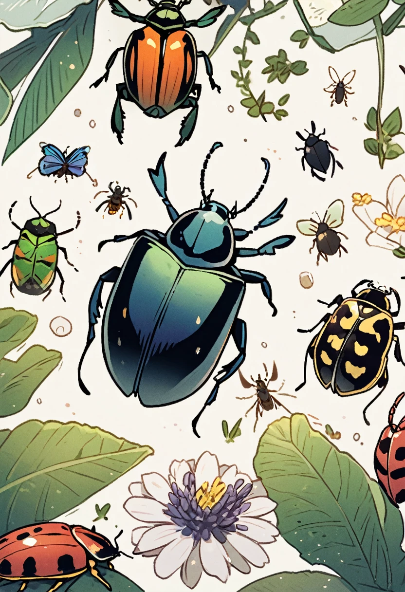 black, insect, bug, beetle