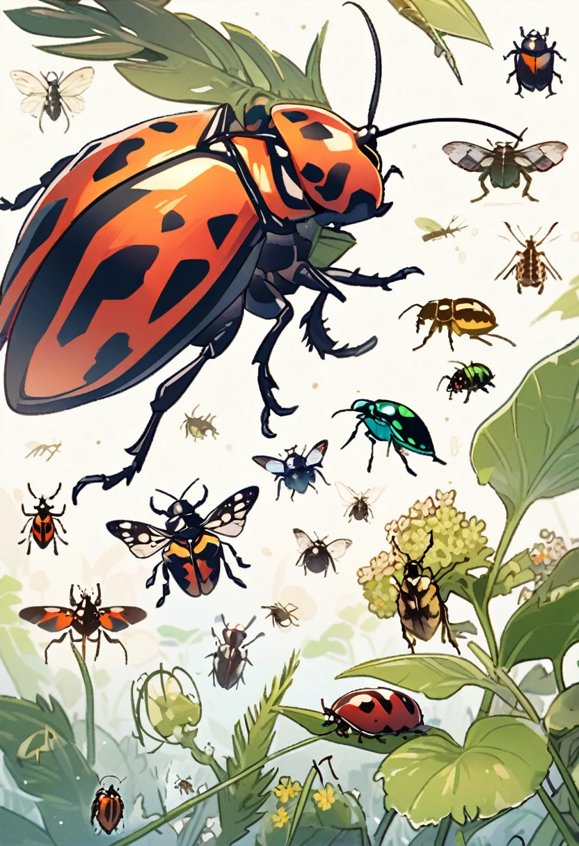 black, insect, bug, beetle