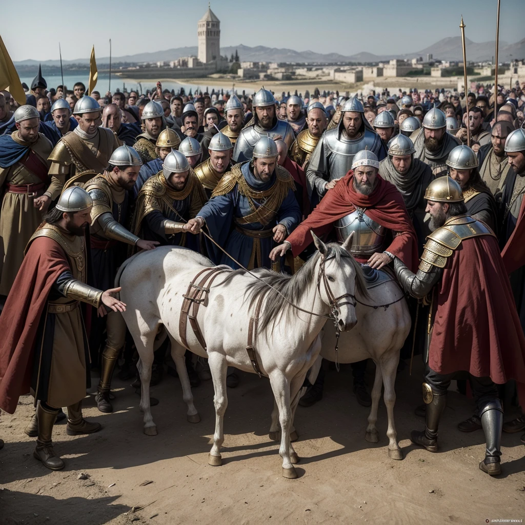 The First Crusade (1096-1099) was summoned by Pope Urban II in 1095, during the Council of Clermont, to recover Jerusalem and the holy territories from Muslim control. Driven by religious motives and promises of indulgence, thousands of Europeans, including nobles and peasants, left for the Middle East.
After crossing Europe and meeting in Constantinople,, the crusaders won important victories, such as the Siege of Nicaea and the Battle of Dorilea. In 1098, after a long siege, captured Antioch. Finally, in July 1099, took Jerusalem after a brutal siege, establishing several crusader states in the region.
The First Crusade marcou o início de um período prolongado de conflitos religiosos e influenciou profundamente as relações entre cristãos e muçulmanos, in addition to strengthening the power of the Catholic Church.