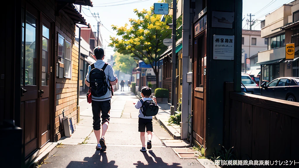Children going to the zoo during summer vacation