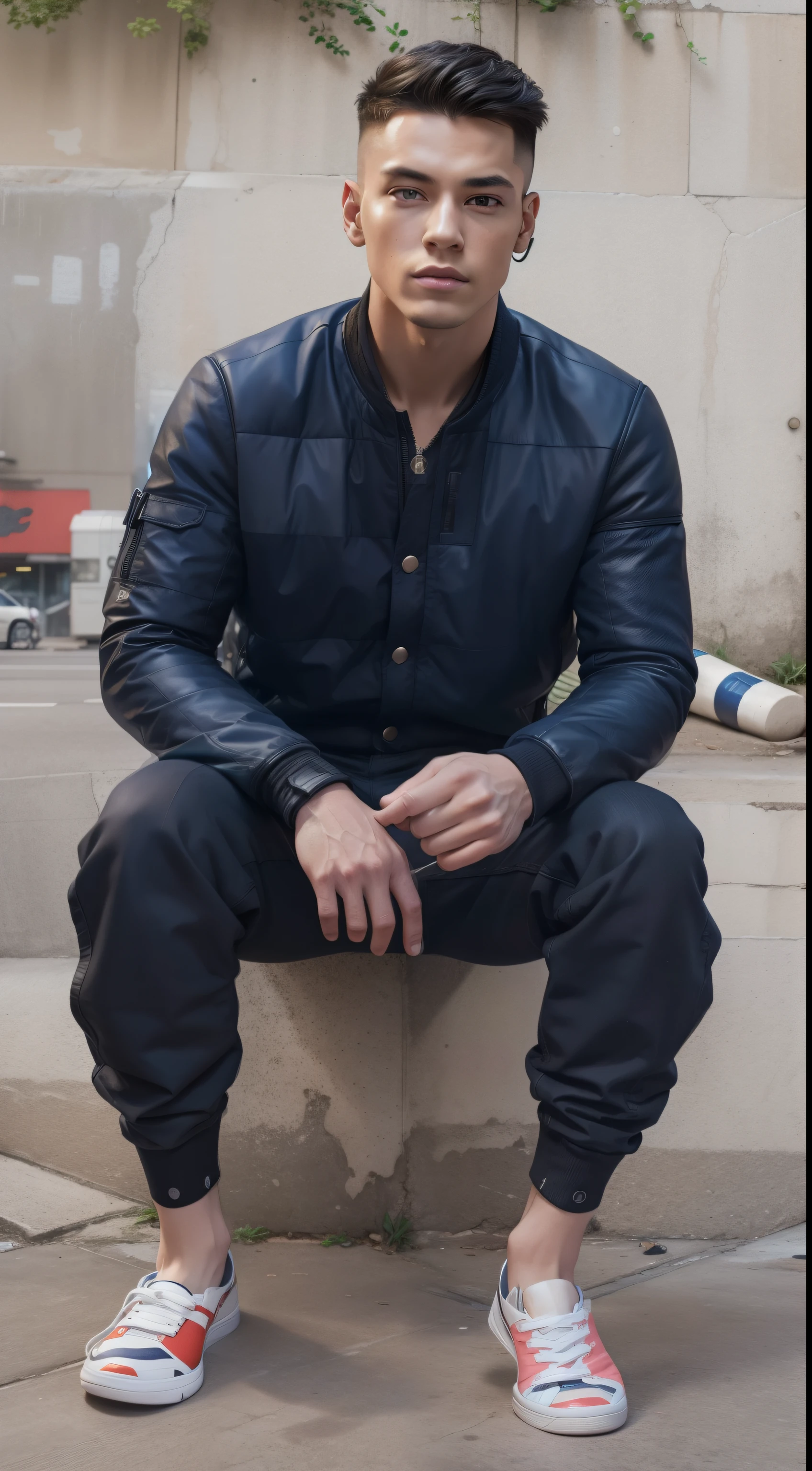 cyberpunk,smartboy,lighting realistic background,8k,u4, white shoes