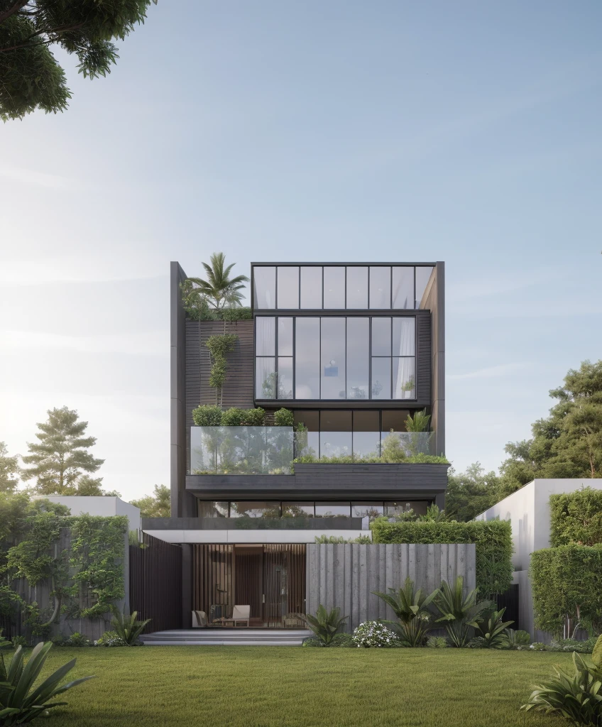 ((best quality)), ((masterpiece)), (detailed), perfect face, ((Masterpiece)), (best quality), (ultras Realistic), 8k, Raw photo, a rendering of a modern house with vietnamese roof anh brick yard , realistic garden, contemporary house, exterior design, wide establishing shot, modern house, in style of simplified realism, concept house, realistic building, front elevation view, wide angle exterior 2022, inter dimensional villa, building facing, sharp focus ilustration hq, modern style, realistic establishing shot, concept house, wide angle exterior 2022, precise architectural rendering, inter dimensional villa, award-winning render, front-view, mid-view, detailed rendering, architectural render, architecture render, modern house, architectural visualization, realistic architecture, insanely detailed rendering, exterior , trees landscape, sky wood paneled ceiling, a rendering of a modern house with a garden, precise architectural rendering, high quality rendering, award-winning render, professional render, beautiful 3 d rendering, beautiful rendering, architectural rendering, a photorealistic rendering, luxcore render, stunning render, an award winning digital render, beautiful rendered, high-quality render, architectural 3 d render, artistic render, a view of a garden with lots of flowers and plants, in a cottagecore flower garden, cottagecore flower garden, lush flowery outdoors, garden with flowers, flower garden summer morning, lots of plants and flowers, lush garden surroundings, lush chic garden, with a french garden, lush plants and flowers, home and garden, garden at home, homes and gardens, permaculture, with a garden, sustainable architecture, gardening, green house, homes and garden magazine, beautiful house on a forest path, vegetal architecture, a rendering of a modern house with a small balcony and a bancony , precise architectural rendering, modern house, contemporary house, concept house, street,