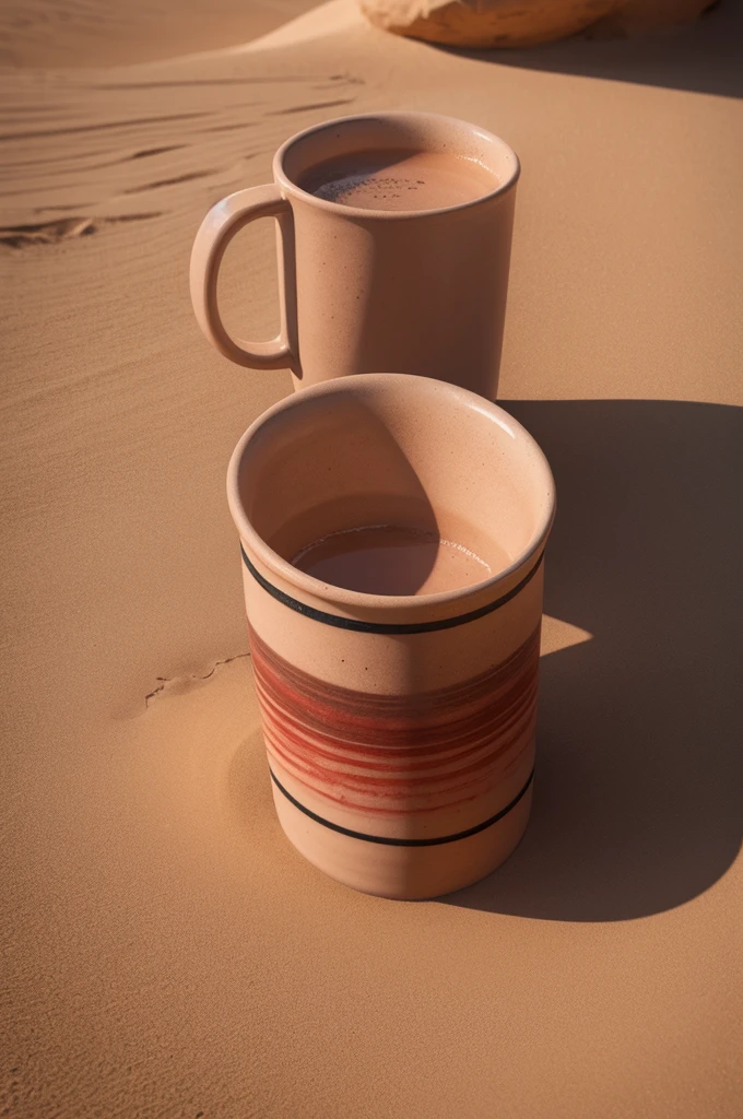 Desert rose mug art