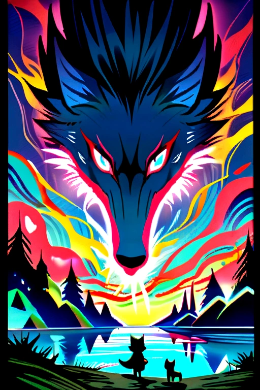 The three pigs, Ban Fang, the wolf