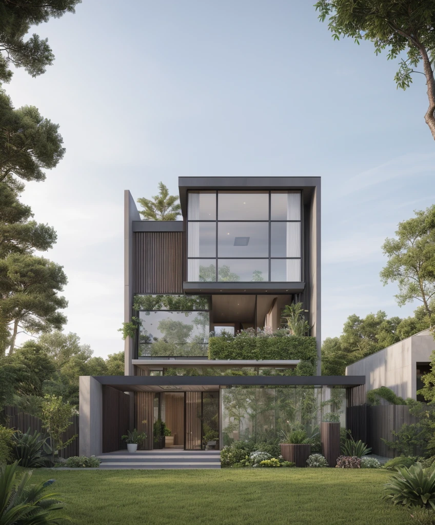 ((best quality)), ((masterpiece)), (detailed), perfect face, ((Masterpiece)), (best quality), (ultras Realistic), 8k, Raw photo, a rendering of a modern house with vietnamese roof anh brick yard , realistic garden, contemporary house, exterior design, wide establishing shot, modern house, in style of simplified realism, concept house, realistic building, front elevation view, wide angle exterior 2022, inter dimensional villa, building facing, sharp focus ilustration hq, modern style, realistic establishing shot, concept house, wide angle exterior 2022, precise architectural rendering, inter dimensional villa, award-winning render, front-view, mid-view, detailed rendering, architectural render, architecture render, modern house, architectural visualization, realistic architecture, insanely detailed rendering, exterior , trees landscape, sky wood paneled ceiling, a rendering of a modern house with a garden, precise architectural rendering, high quality rendering, award-winning render, professional render, beautiful 3 d rendering, beautiful rendering, architectural rendering, a photorealistic rendering, luxcore render, stunning render, an award winning digital render, beautiful rendered, high-quality render, architectural 3 d render, artistic render, a view of a garden with lots of flowers and plants, in a cottagecore flower garden, cottagecore flower garden, lush flowery outdoors, garden with flowers, flower garden summer morning, lots of plants and flowers, lush garden surroundings, lush chic garden, with a french garden, lush plants and flowers, home and garden, garden at home, homes and gardens, permaculture, with a garden, sustainable architecture, gardening, green house, homes and garden magazine, beautiful house on a forest path, vegetal architecture, a rendering of a modern house with a small balcony and a bancony , precise architectural rendering, modern house, contemporary house, concept house, street,