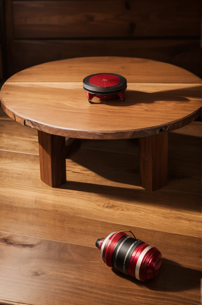 A RedMagic 9 on a wooden table 