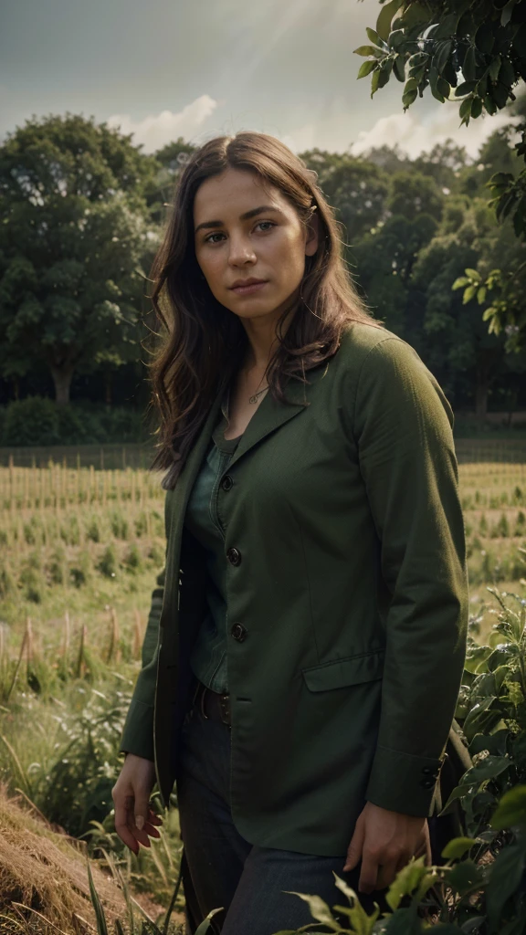 a lush green irish countryside field in the 19th century, farmers harvesting potatoes, cinematic, dramatic lighting, romantic, beautiful detailed faces, impasto oil painting, intricate details, muted colors, dramatic shadows, dramatic composition, volumetric fog, warm golden hour lighting, depth of field, detailed skin textures, highly detailed, masterpiece, (best quality,4k,8k,highres,masterpiece:1.2),ultra-detailed,(realistic,photorealistic,photo-realistic:1.37)