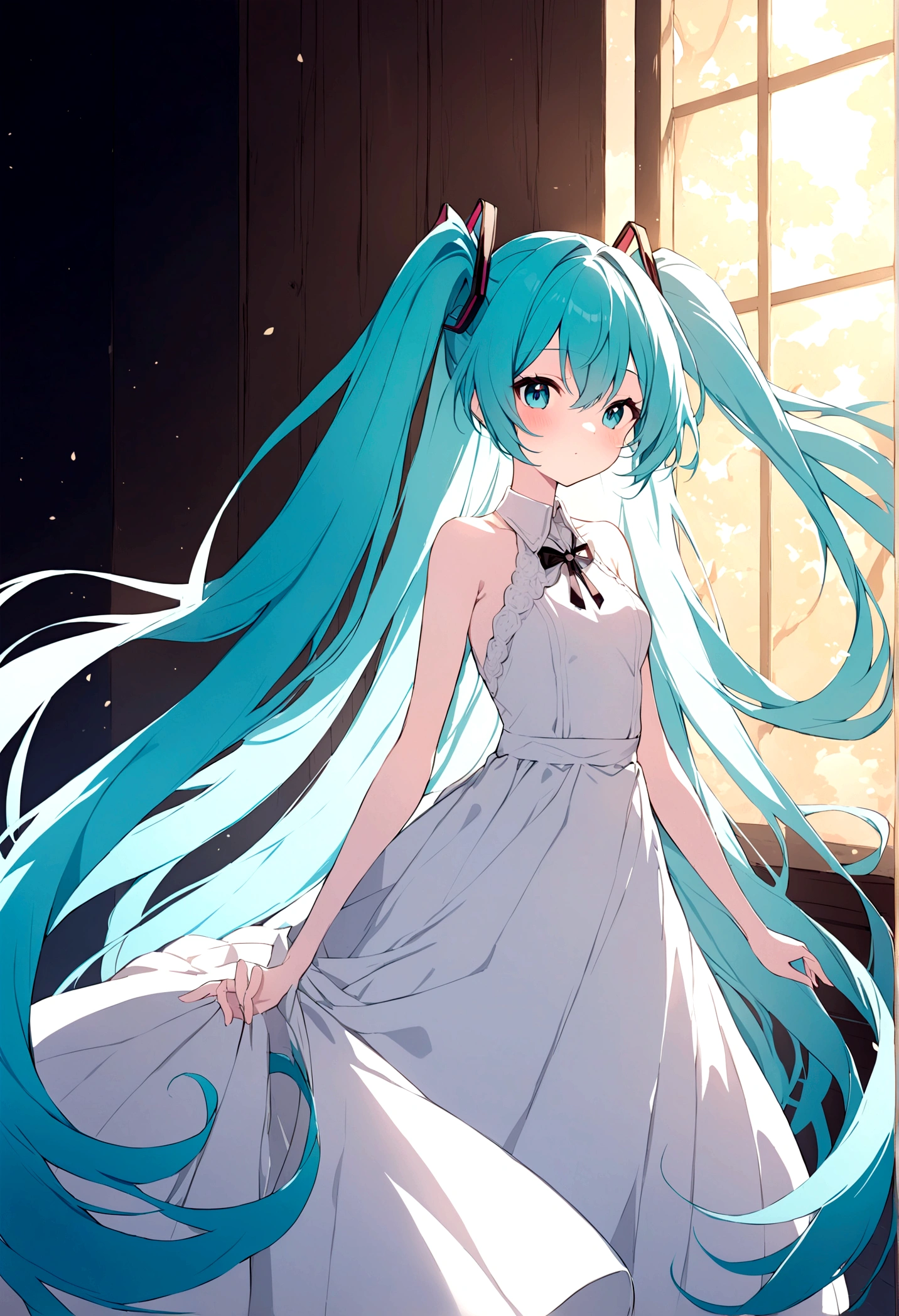 Hatsune miku (w/ very long hair)