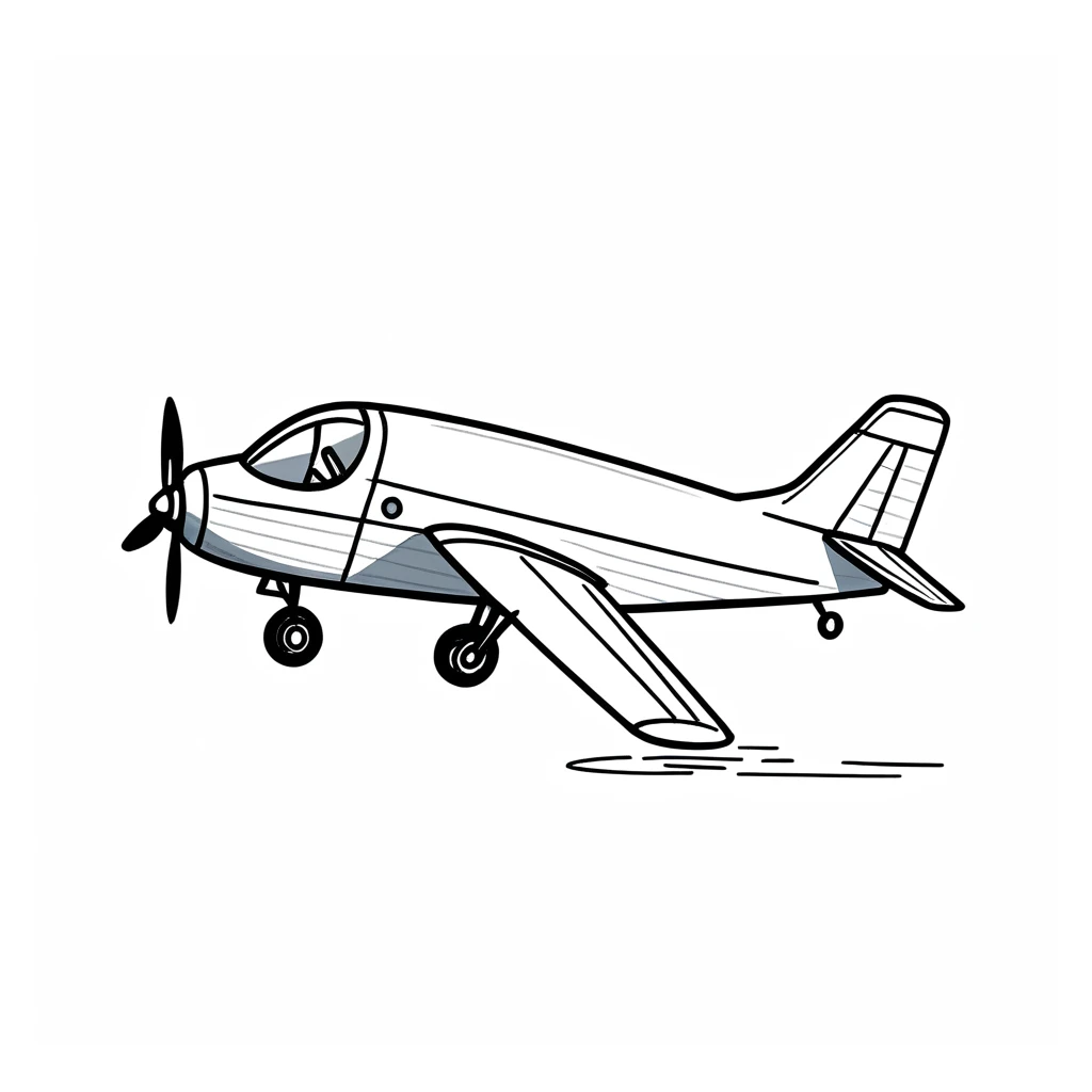 1 strange shape Mini plane only,simple,(white background:1.4),doodle,scribble,minimalism,diagrammatic drawing