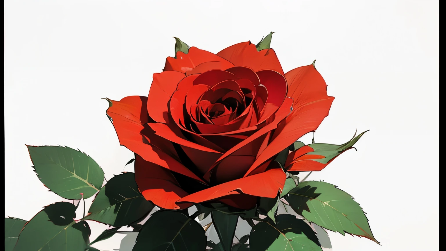 (((Lots of roses)))、(((No humans)))、Central Framing photography、White background only