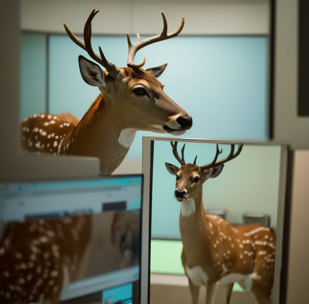 Deer、Deerのみ、Humans do not depict、Divide the screen into 20、20 types、color々Expression、Accurate depiction、8K、Highest quality、Masterpiece、