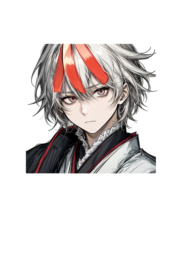 1boy, male face, japan style,kimono, mysterious, legendary swordsman, beautiful clothes, (high resolution, high detail, best quality),calm