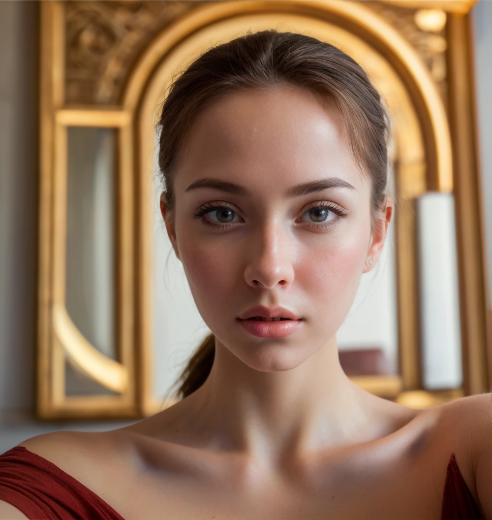 (best quality, masterpiece, 16k, ultra detailed, beautiful skin, professional lighting)european,Selfie