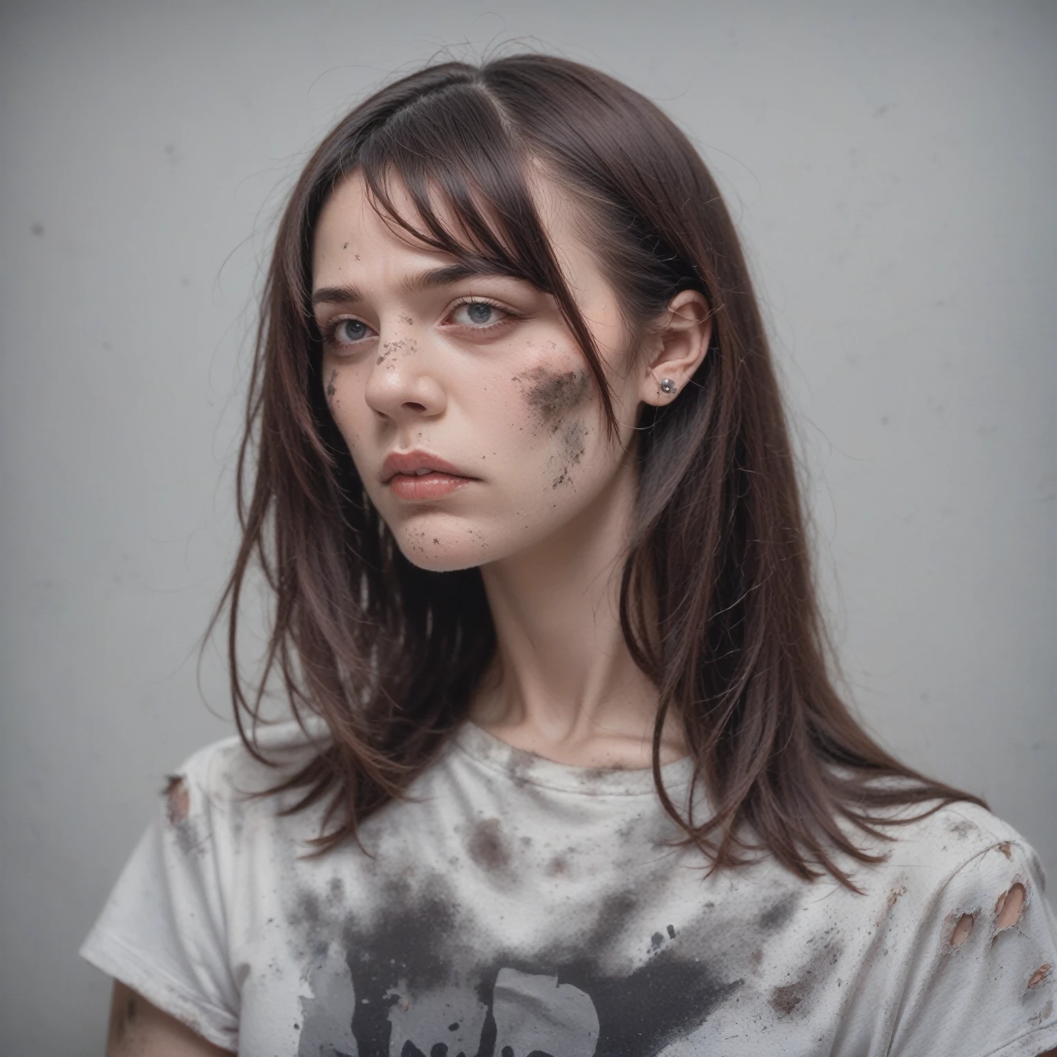 Hyperrealistic art Hyperrealistic art Grunge style post-apocalypse, (Girl survivalist:1.1) with a mutant animal companion. a mutant giant squirrel. Textured, distressed, vintage, edgy, punk rock vibe, dirty, noisy . Extremely high-resolution details, photographic, realism pushed to extreme, fine texture, incredibly lifelike . Extremely high-resolution details, photographic, realism pushed to extreme, fine texture, incredibly lifelike