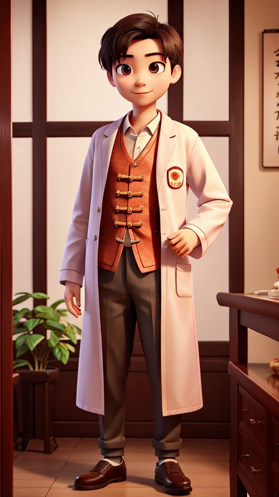 A young Chinese doctor who specializes in traditional Chinese medicine.