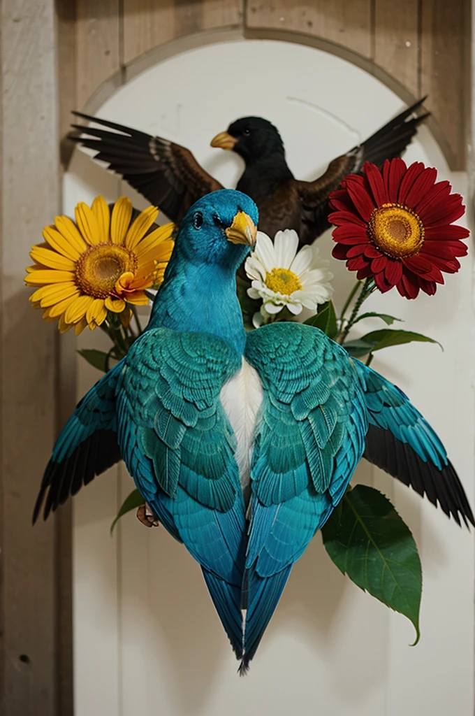 Bird-shaped flowers