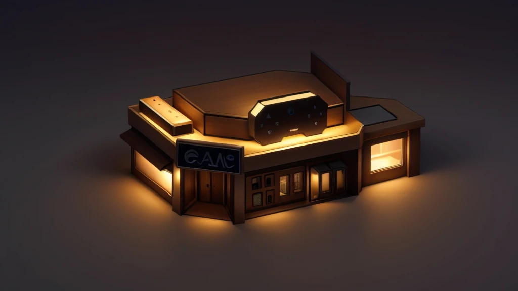 A modern game room。Realistic style,Real light,Authentic materials,Material Enhancement