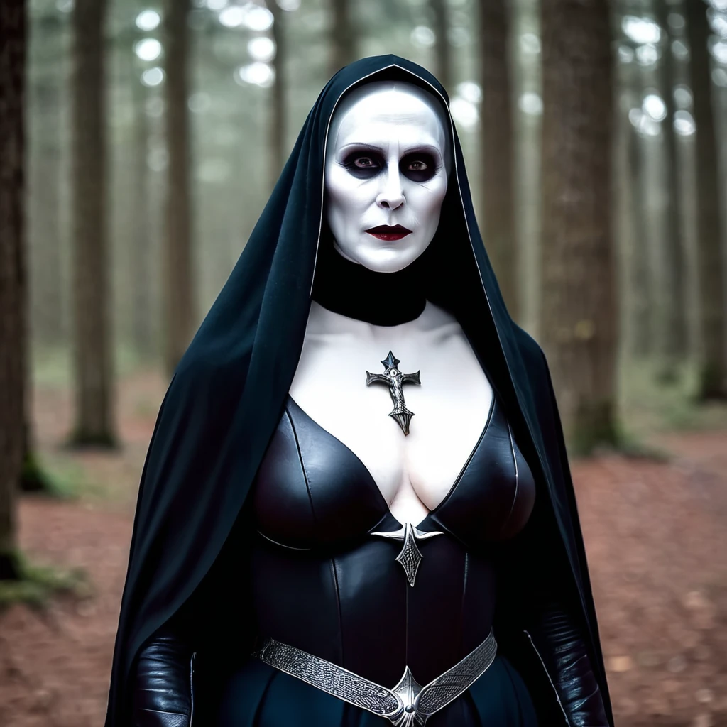 Fair valak showing her big breasts 