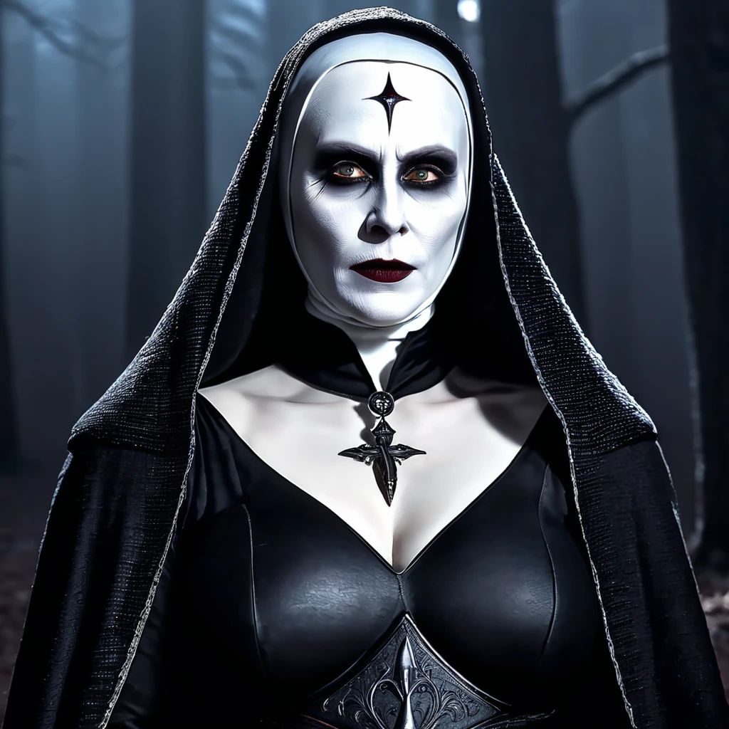Fair valak showing her big breasts