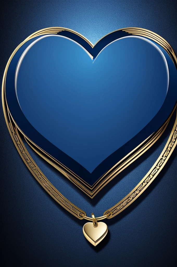 Blue and black group heart theme gif