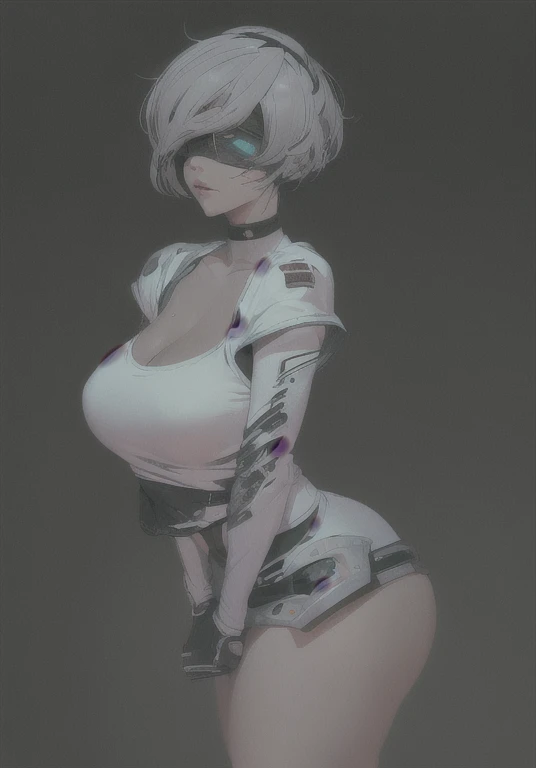 ((The best quality)), ((Masterpiece)), (Very detailed:1.3), ..............3D, beautiful (Cyberpunk:1.3) hacker woman, short hairstyle,short hair, Return to viewer, Thick hair, Operating computer terminal, head mounted display, computer server, LCD screen, fiber optic cable, Company logo, HDR (High Dymanic Range), ray tracing, NVIDIA RTX, super resolution, Unreal 5, Subsoil Scatter, PBR texture, Post-processing, Anisotropic filtering, depth of field, maximum sharpness and sharpness, Multilayer textures, Albedo y Highlight Maps, Surface shading, Accurate simulation of light-material interactions, perfect proportions, octane rendering, duotone lighting, Low ISO, white balance, rule of thirds, wide opening, 8K RAW, efficient sub-pixels, sub-pixel convolution, glow particles, dynamic  pose