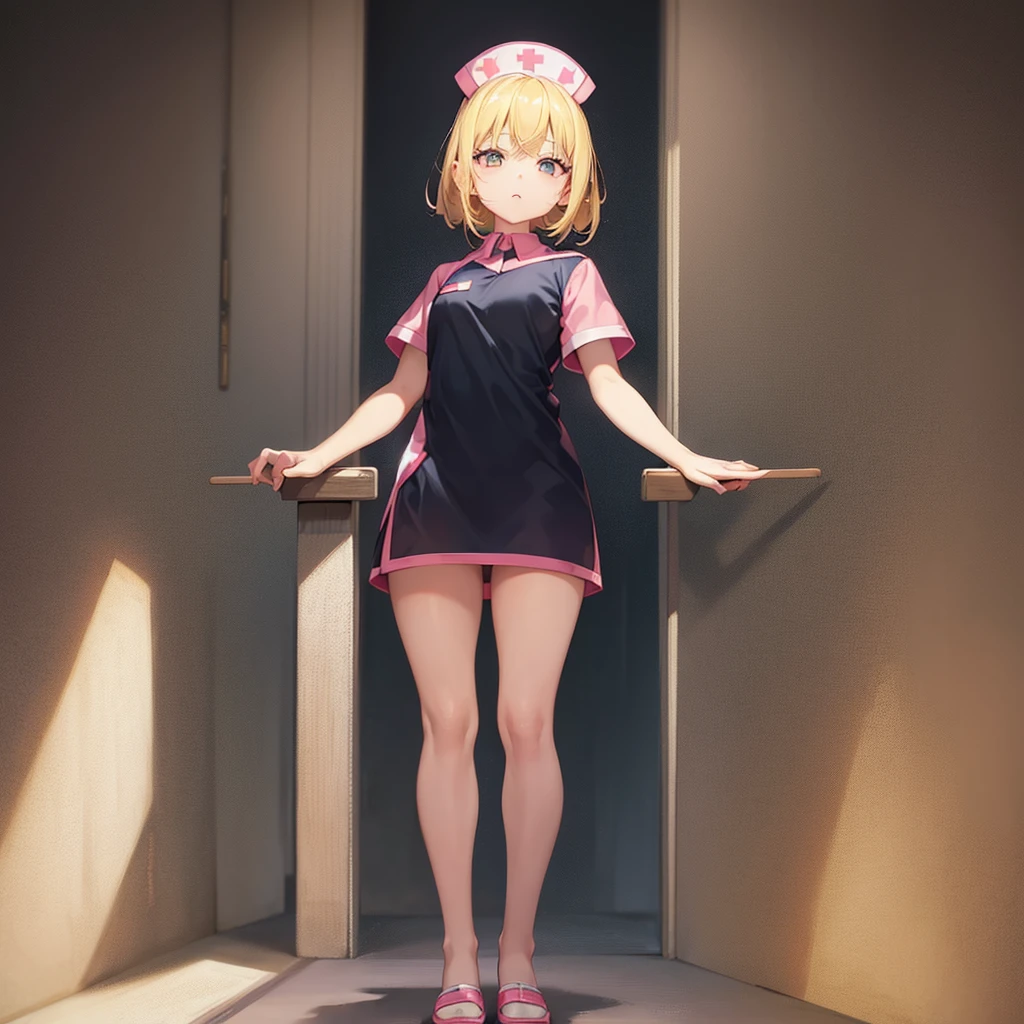 young japanese girl, loli, gyaru, tiny pajamas, petite body, skinny, flat breasts, thin legs, thin legs, separated thighs, thin waist, boarding school room, sweaty body, cinematic lighting