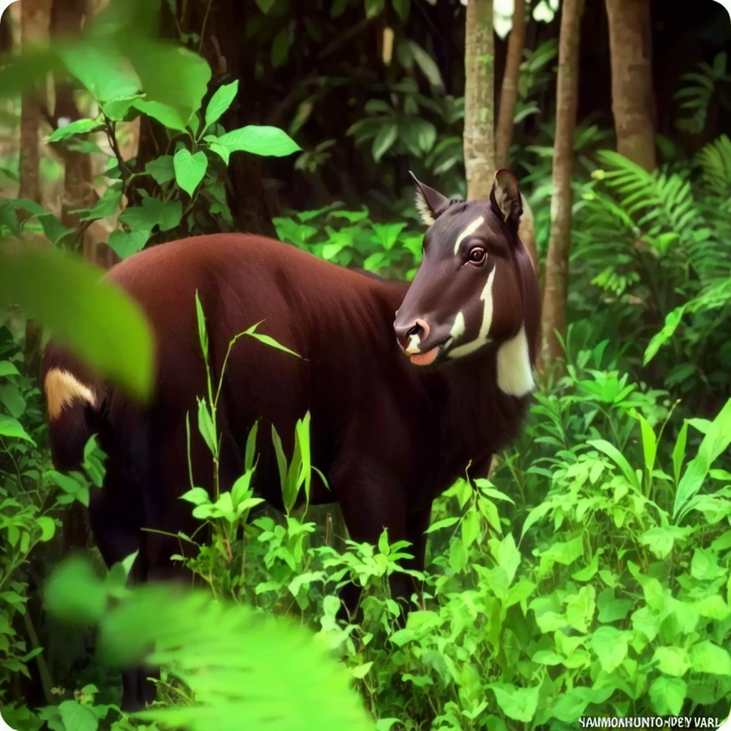 ภาพระยะใกล้ofสัตว์เล็กๆ ในทุ่งหญ้า, The strangest hybrid animals, tapir, Tamandua, Sumatran religion, incredible beauty, In the deep jungle hungle, tree kangaroo, cow, ที่มีลักษณะคล้ายcow\of, unbelievably beautiful, The photos show a large size., ความbeautifulงามที่ไม่ธรรมดา, ancient, endangered, beautiful