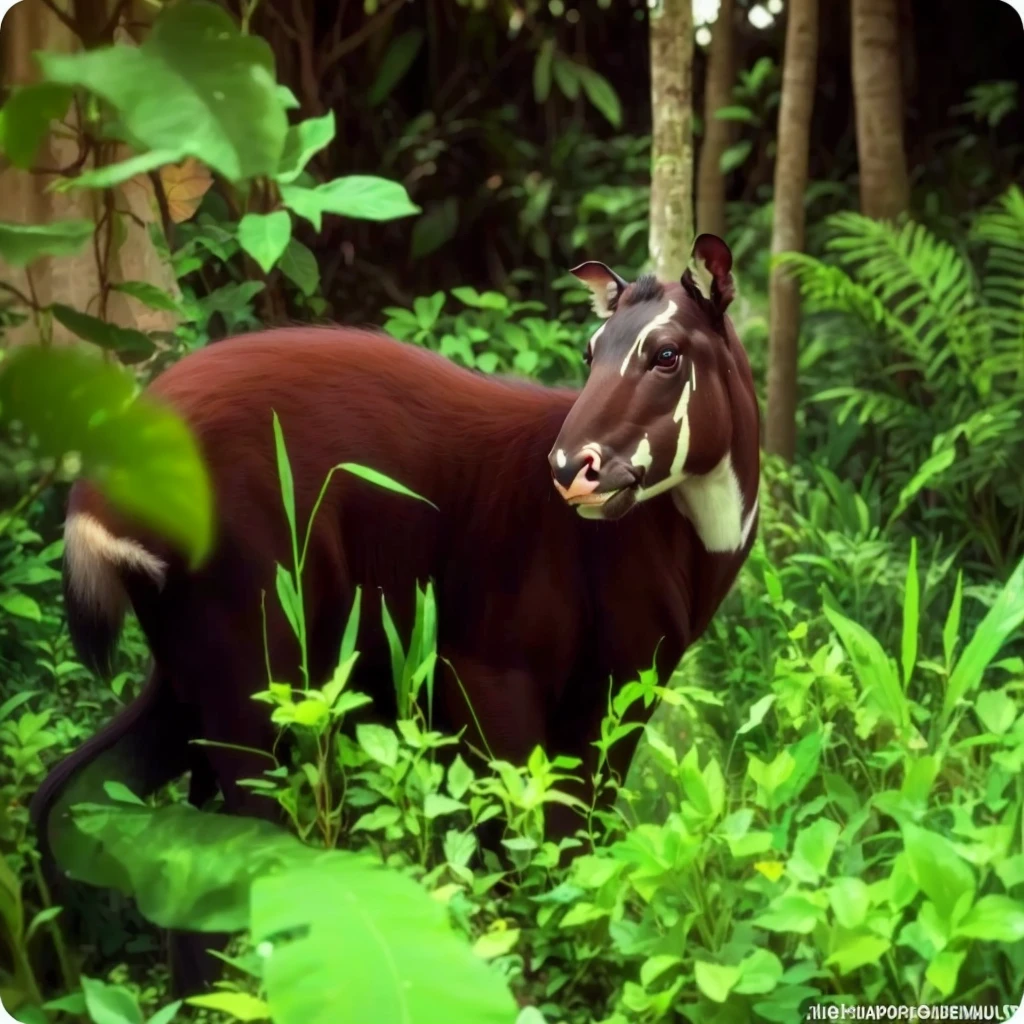 ภาพระยะใกล้ofสัตว์เล็กๆ ในทุ่งหญ้า, The strangest hybrid animals, tapir, Tamandua, Sumatran religion, incredible beauty, In the deep jungle hungle, tree kangaroo, cow, ที่มีลักษณะคล้ายcow\of, unbelievably beautiful, The photos show a large size., ความbeautifulงามที่ไม่ธรรมดา, ancient, endangered, beautiful