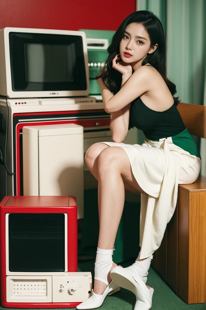 When trying retro style,The following aspects can be considered:
Selection of color:Retro style is usually based on color,como preto、White、Red or dark green。You can choose these colors of items,To show the retro atmosphere。