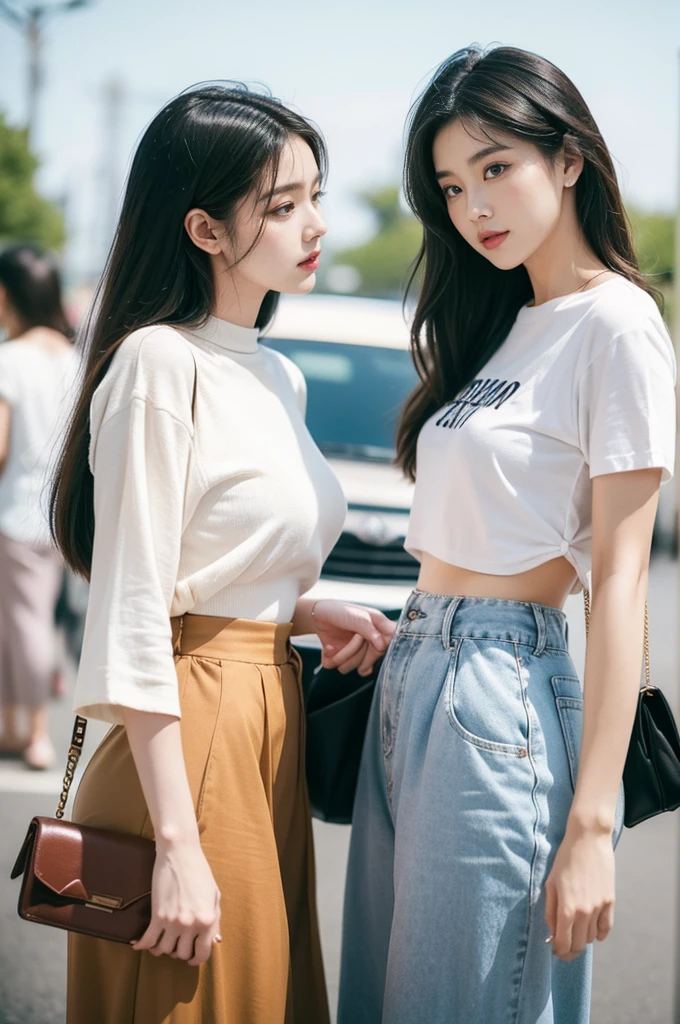 When trying retro style,The following aspects can be considered:Style Matching:High-waisted pants or A-line skirts are great for a retro look。Wear with a simple top or vintage-style shirt,Can create a fashionable and retro look。