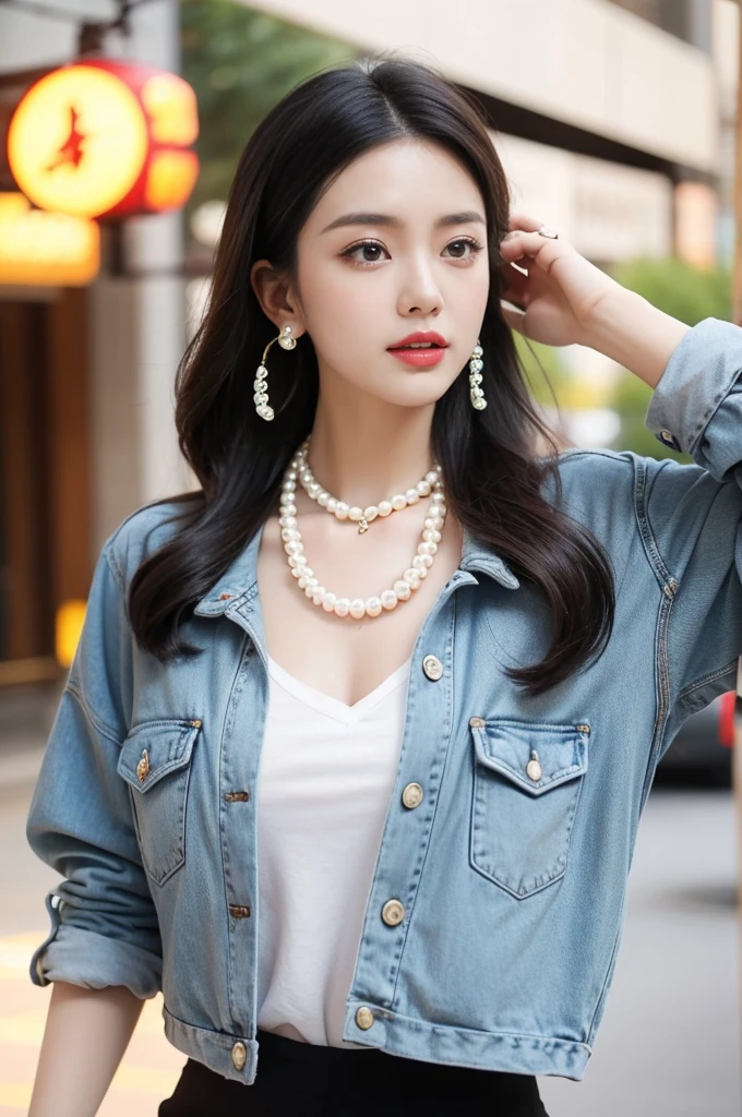 When trying retro style,The following aspects can be considered:Accessories:You can choose some retro style accessories,Round frame sunglasses、Vintage earrings or pearl necklace。These accessories can not only enhance the fashion sense of the overall shape,It also adds a retro feel。