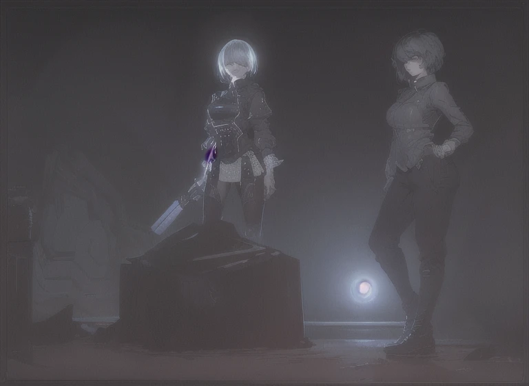 ((The best quality)), ((Masterpiece)), (Very detailed:1.3), ..............3D, beautiful (Cyberpunk:1.3) hacker woman, short hairstyle,short hair, Return to viewer, Thick hair, Operating computer terminal, head mounted display, computer server, LCD screen, fiber optic cable, Company logo, HDR (High Dymanic Range), ray tracing, NVIDIA RTX, super resolution, Unreal 5, Subsoil Scatter, PBR texture, Post-processing, Anisotropic filtering, depth of field, maximum sharpness and sharpness, Multilayer textures, Albedo y Highlight Maps, Surface shading, Accurate simulation of light-material interactions, perfect proportions, octane rendering, duotone lighting, Low ISO, white balance, rule of thirds, wide opening, 8K RAW, efficient sub-pixels, sub-pixel convolution, glow particles, dynamic  pose