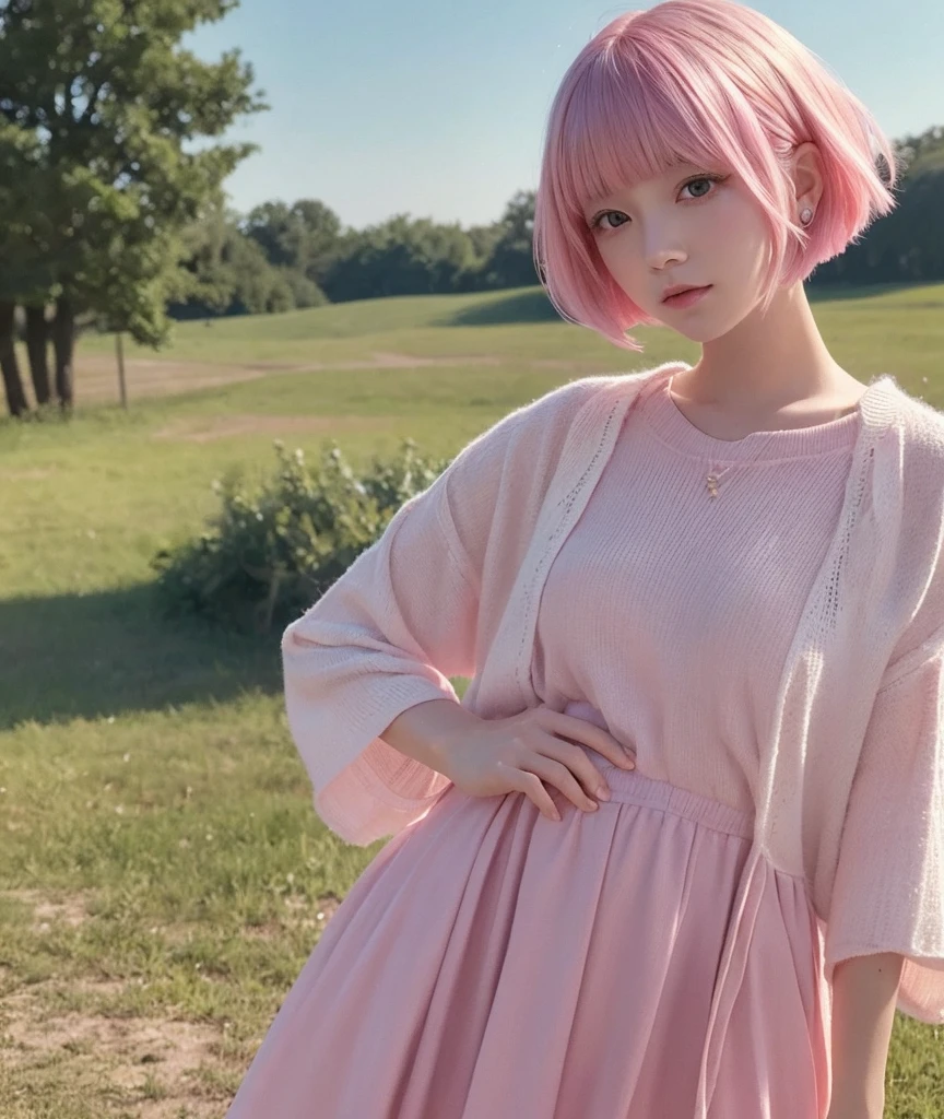 (8k high quality), (2d high quality), (high anime quality), (6 yrs old beautiful young girl), (beautiful face), (shining, short pink hair), (galaxy blue eyes, almond shape eyes), (shining smooth skin), (beautiful thin eyebrow), (beautiful wristwatch), (beautiful silver necklace with heart pendant), (beautiful white school uniform)
