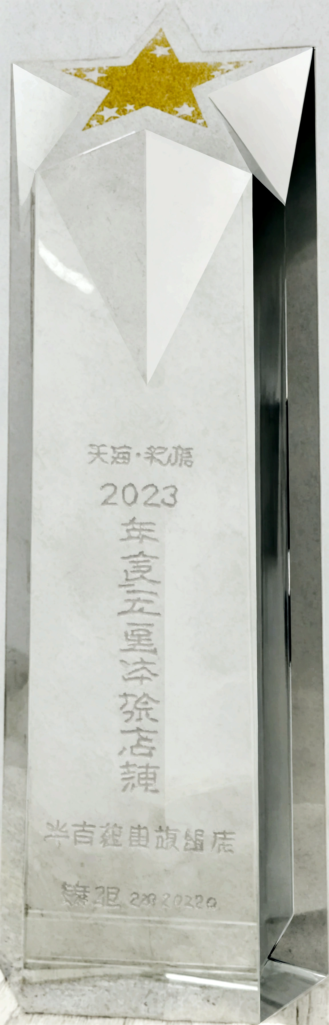 there is a clear glass award with a gold star on it, 2 0 2 3, 2023, photo from 2022, picture of the year award, photo of the year 2 0 2 2, year 2 0 2 2, 2 0 2 2, 2022, 2 0 2 2 photo, winning award image, 2030